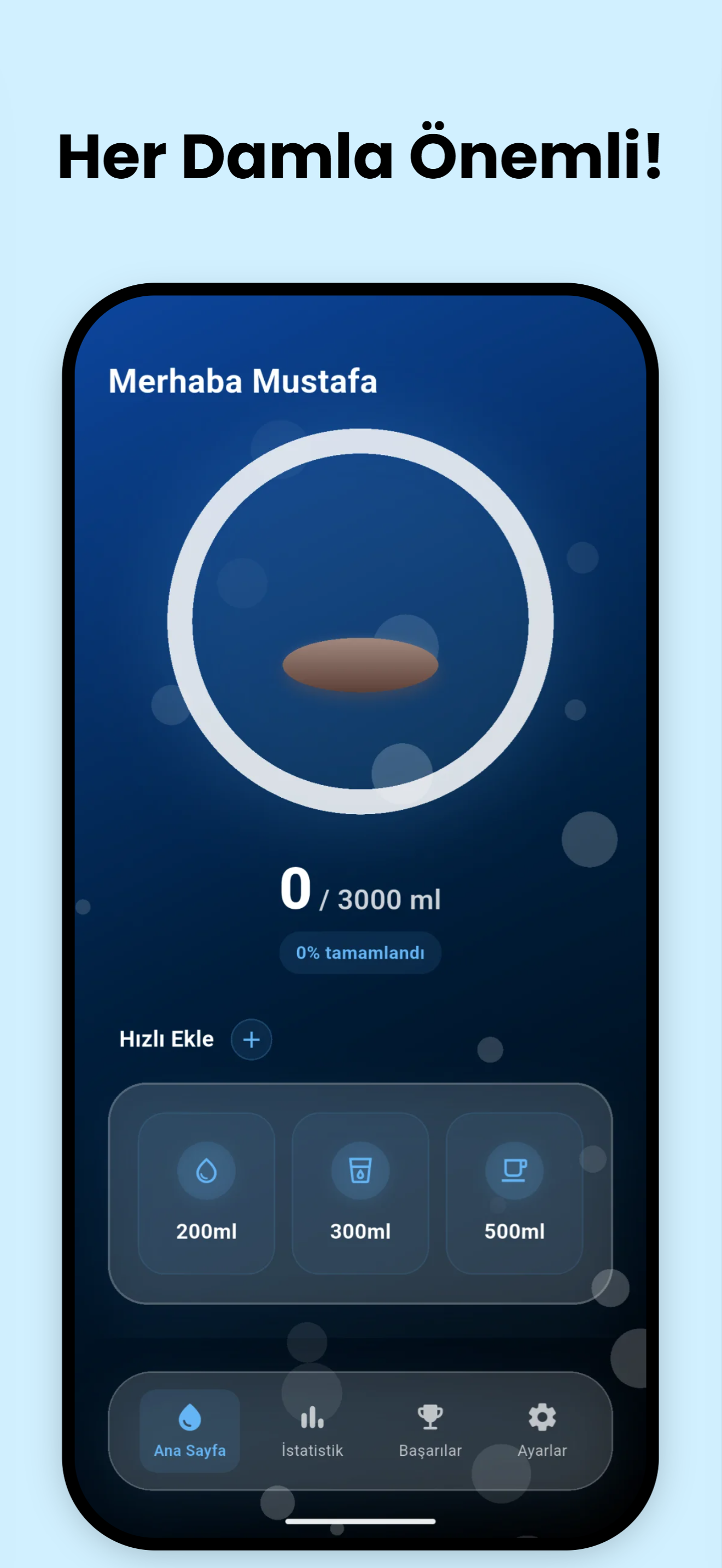 Yudumla: Su İçme Hatırlatıcı